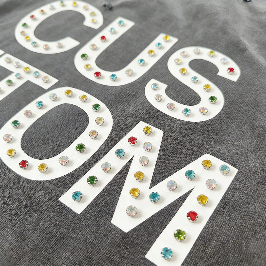 Why choose rhinestone customization for premium branded apparel?}